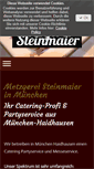 Mobile Screenshot of metzgerei-steinmaier.de